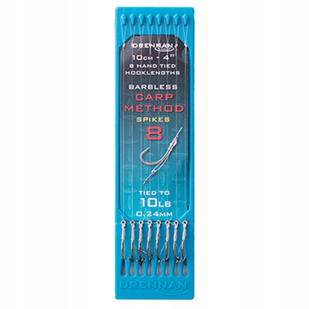 Przypony Drennan Plate Carp Method 4" 10cm Spike 8 Barbless