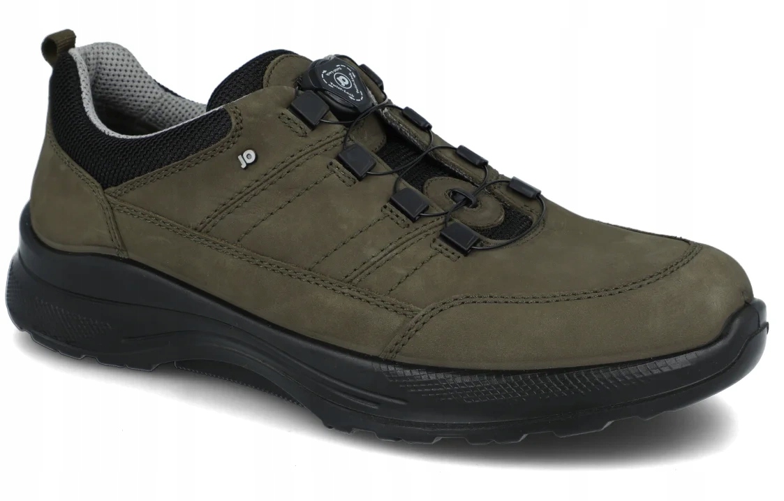 Polobotky Jomos 331397, velikost H pro široké nohy, kožené, twist-lock, R39