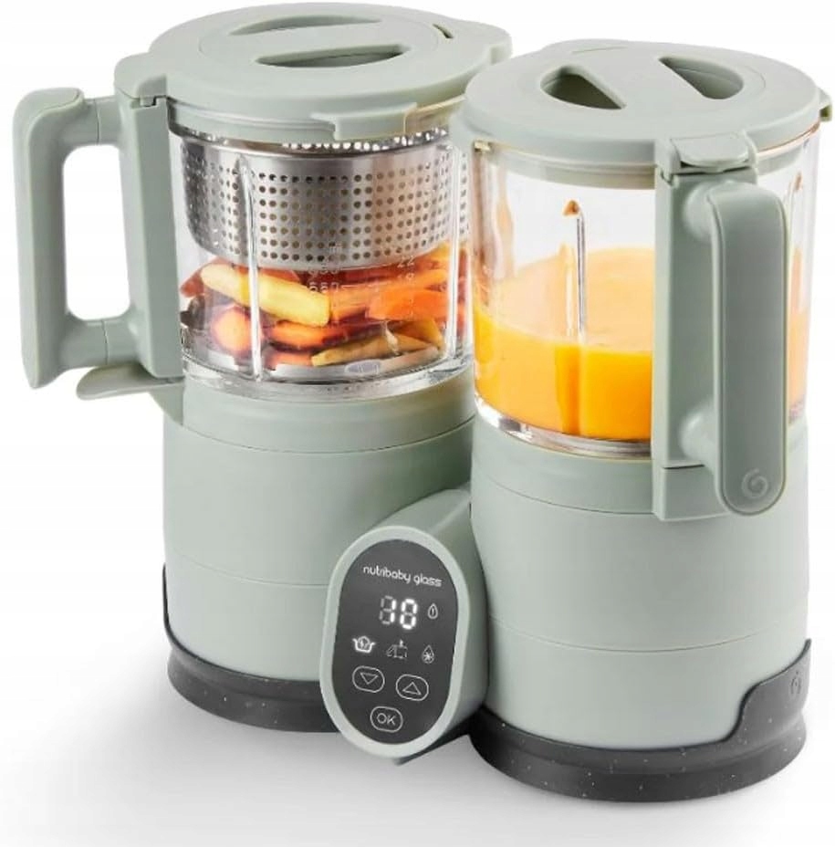Multifunkční Zařízení 4v1 Babymoov Nutribaby Glass Pařák A Mixér