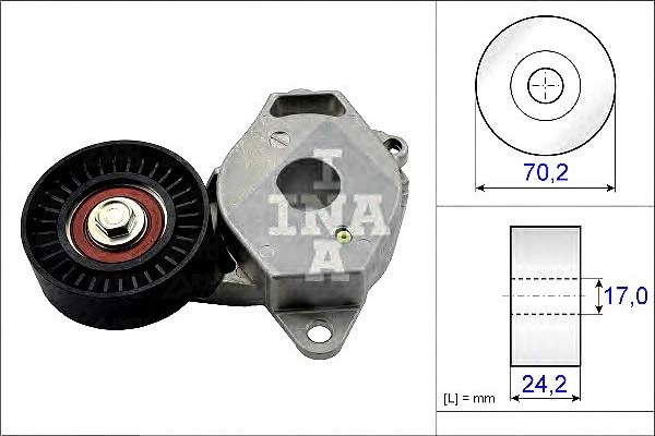 НАТЯЖІТЕЛЬ РЕМЕНЯ ПОЛІКЛИНОВОГО INA66200y010 1662047010