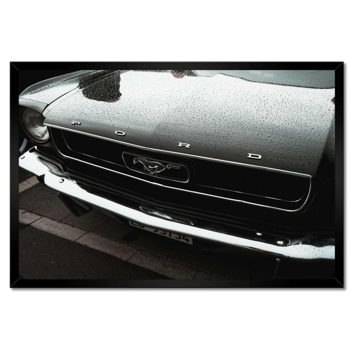 Plakáty v rámu 60x40 Ford Mustang Auto Usa