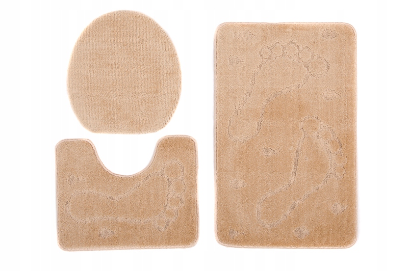 

Dywaniki Łazienkowe 3 El Antypoślizgowe Grube 01be