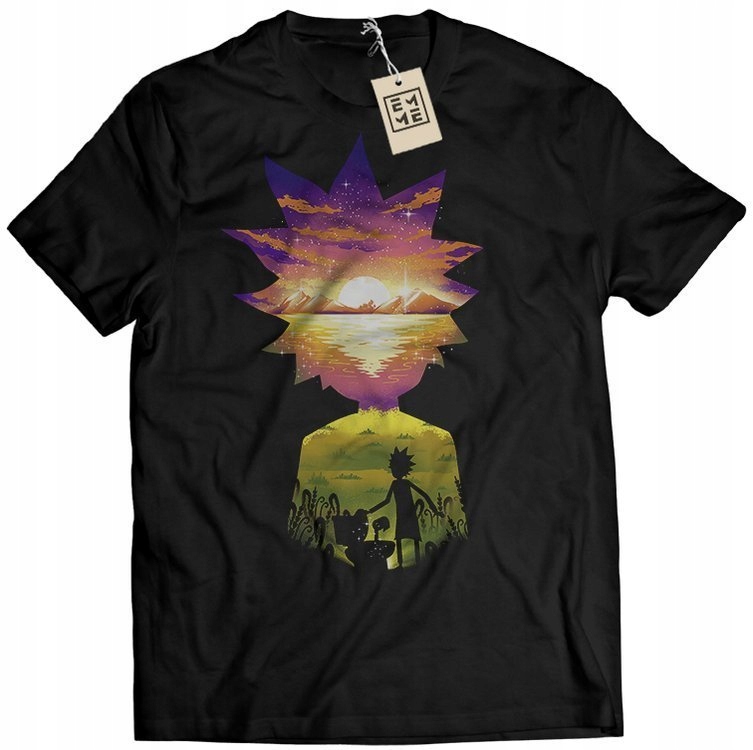

Koszulka Męska T-shirt Rick And Morty Wubba XL