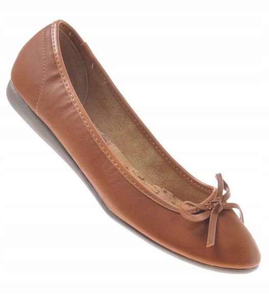 

Casualowe Balerinki Buty baleriny kokardka 8288 36