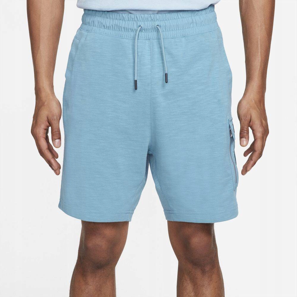 Kraťasy Modré Šortky Nike Bavlna DM4582-424 vel. L