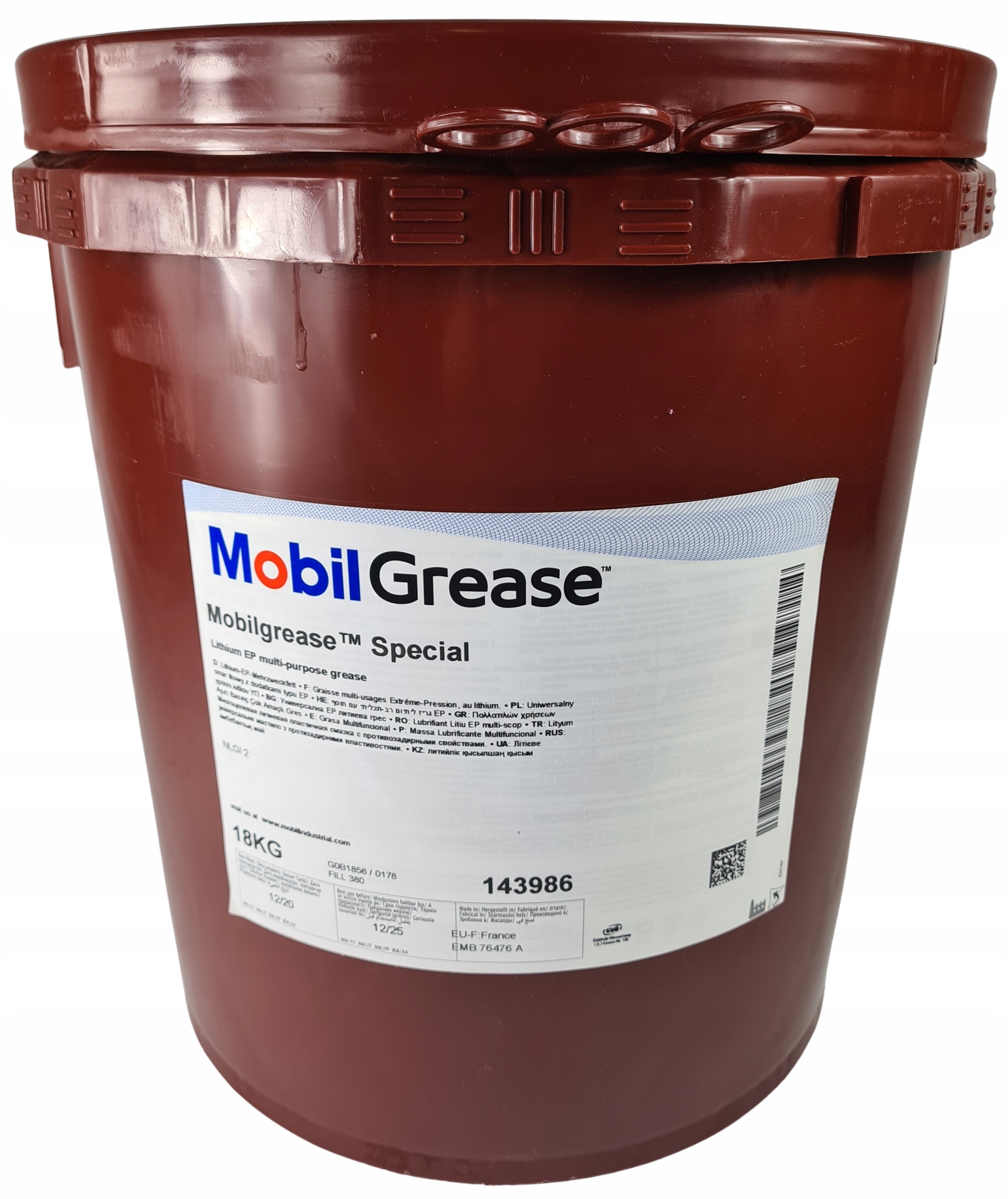 

Mobil Grease Special 18kg Molibdenem do Sworzni