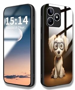Etui Realme C53 Wbwone silikonowe Tpu wzór pies ochronne