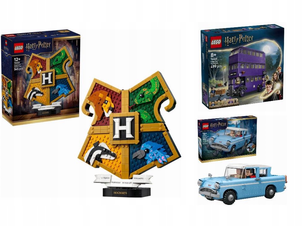Klocki Lego Harry Potter76462 Herb Hogwartu Dwa Zestawy!