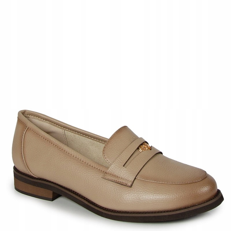 Cambell 26-19301BG Béžové Kožené Mokasíny 40
