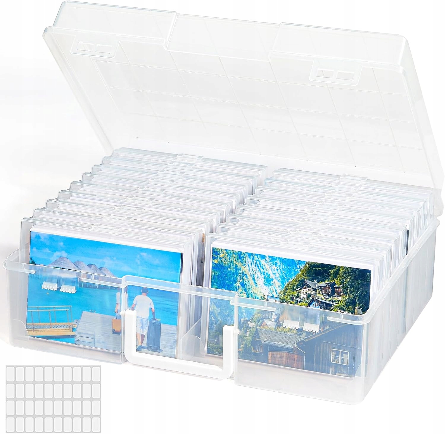 Lifewit Organizer Pudełko Na Zdjęcia 18 Sztuk Walizka Na Zdjęcia 10x15cm
