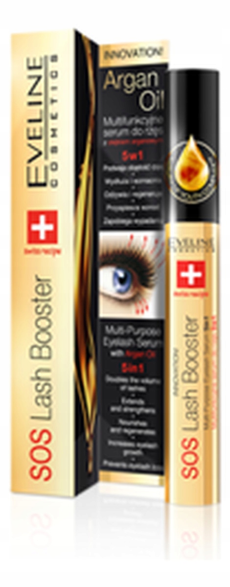 Eveline Argan Oil Serum do rzęs 5w1 10 ml Klasa wyrobu medycznego I