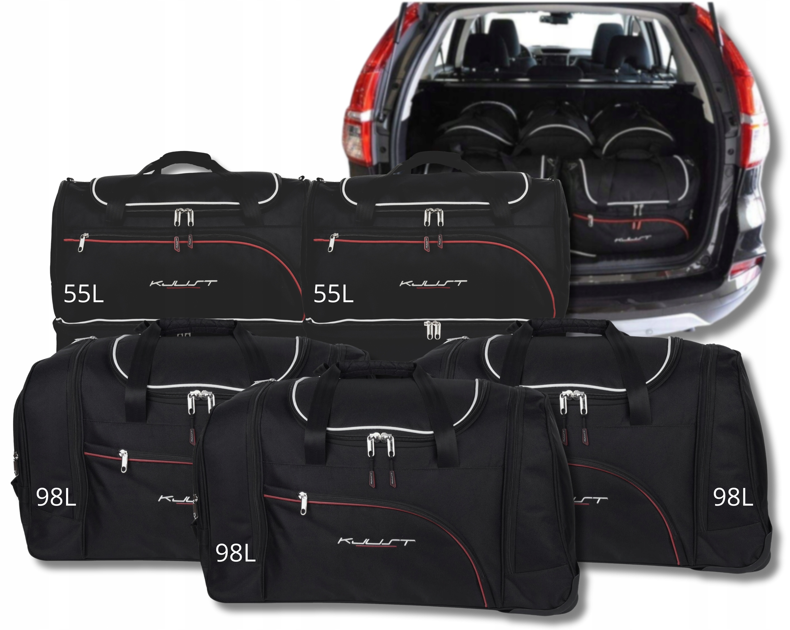 Cestovná Taška Do Kufra Honda Cr-v 2012-2018 5 ks