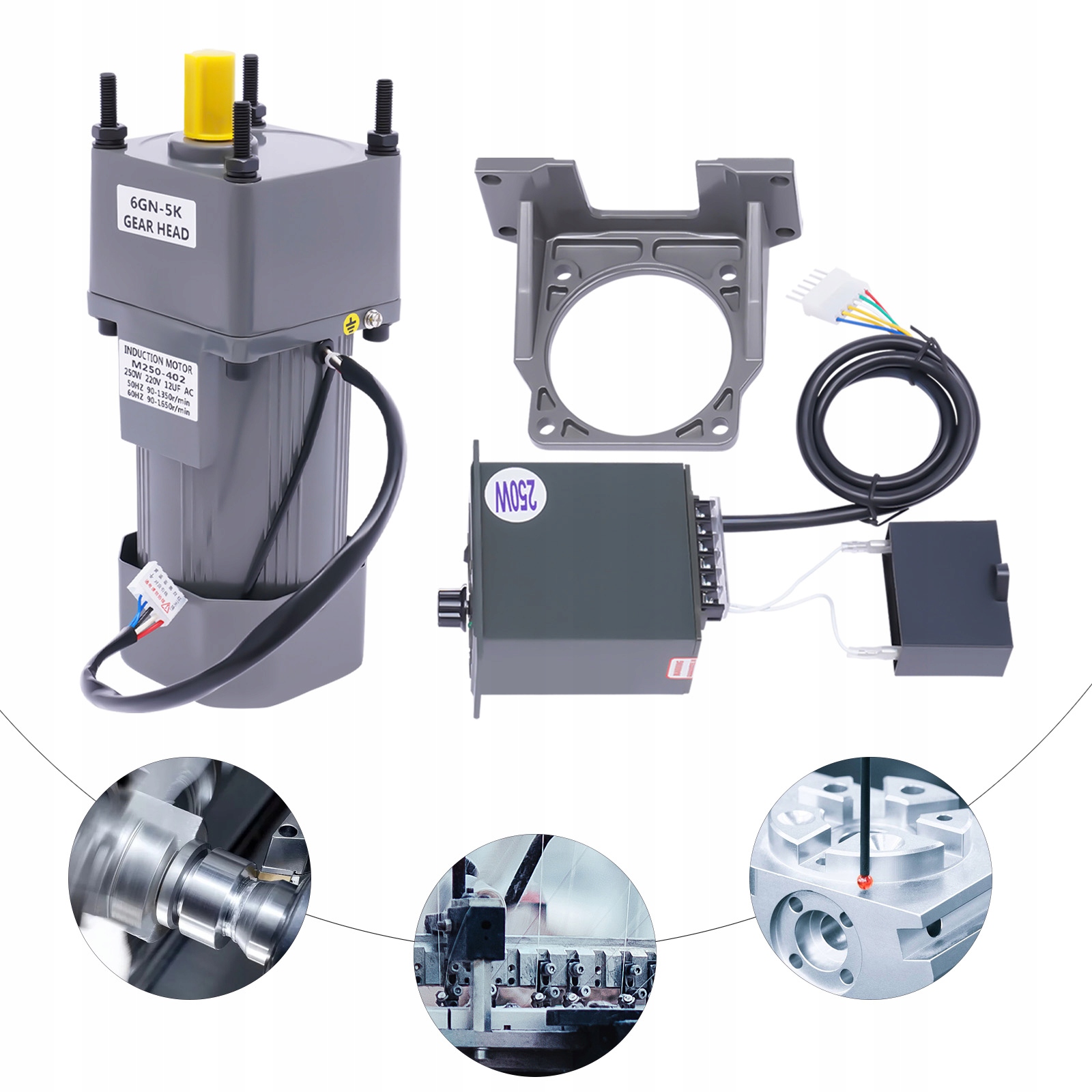 250W 5K REGULACJA PRĘDKOŚCI SILNIKA+WSPORNIK 220V Model 250W 5K REGULACJA PRĘDKOŚCI SILNIKA+WSPORNIK 220V