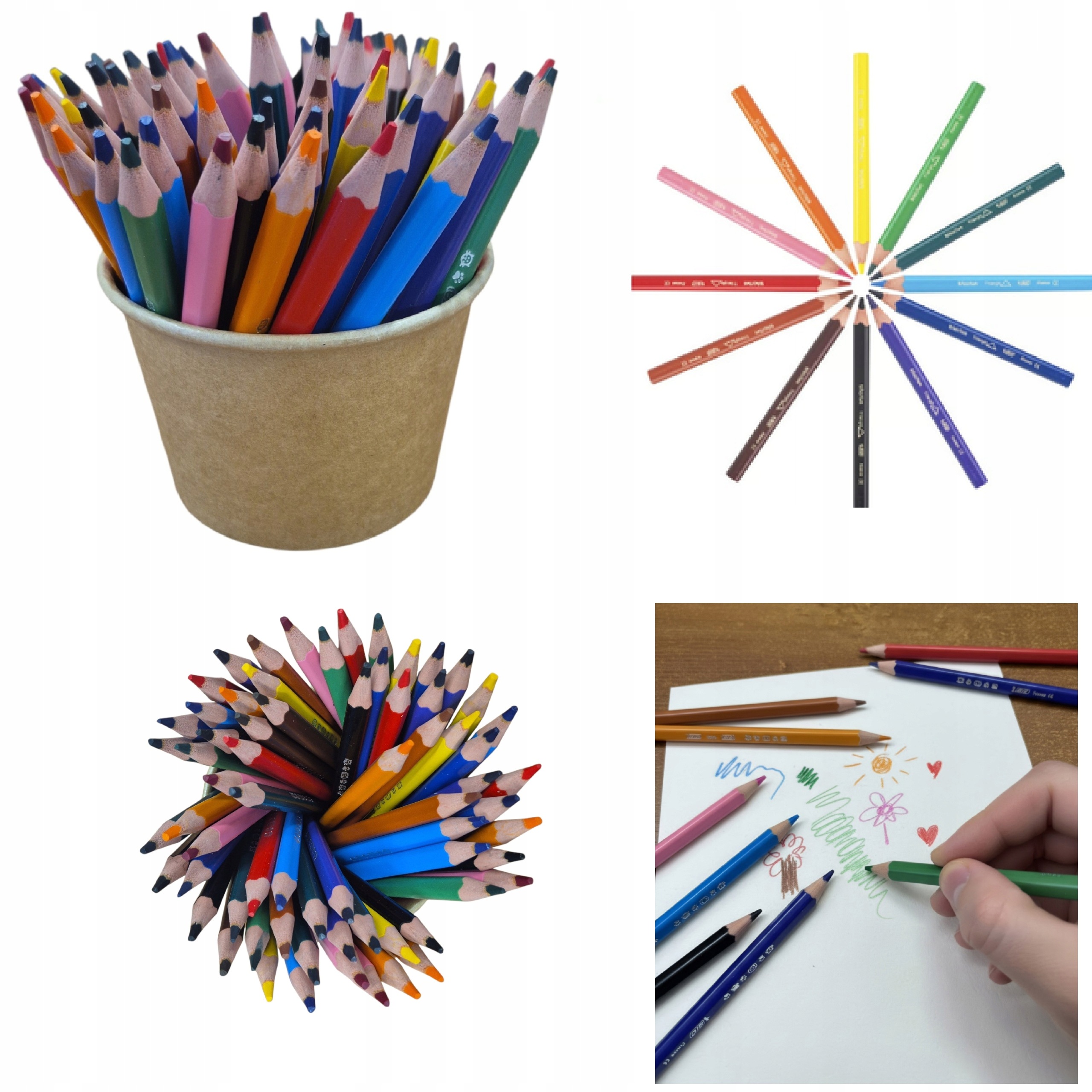 Bic Kredki Zestaw Przedszkolny,na Stolik, Evolution Trangle 72 Szt,
