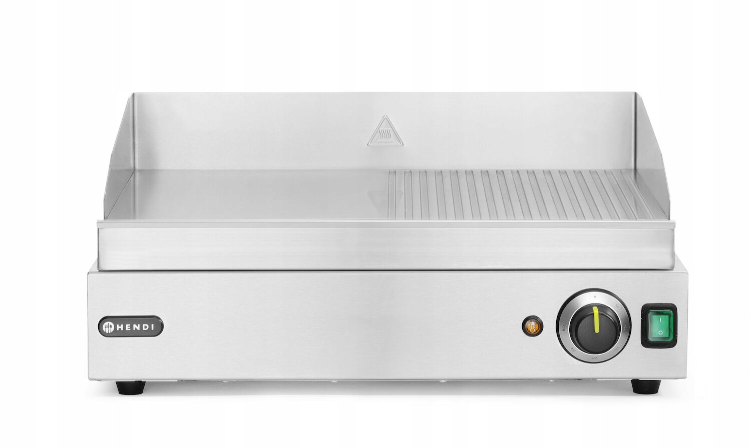 Płyta grillowa w połowie żebrowana, HENDI, Profi Line