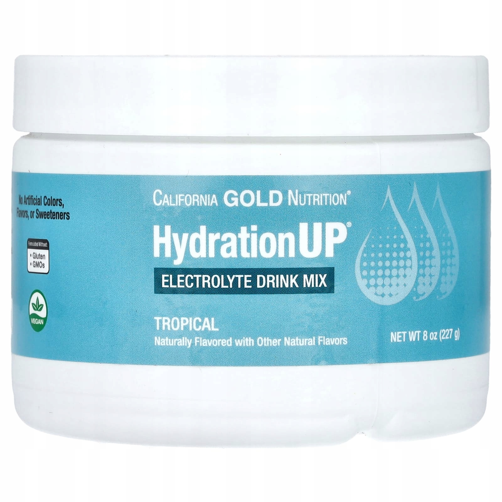 California Gold Nutrition, Beverages, HydrationUP, elektrolyty, tropické ovoce