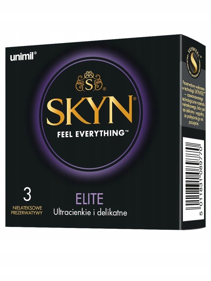

3 Delikatniejsze Prezerwatywy Unimil Skyn Elite
