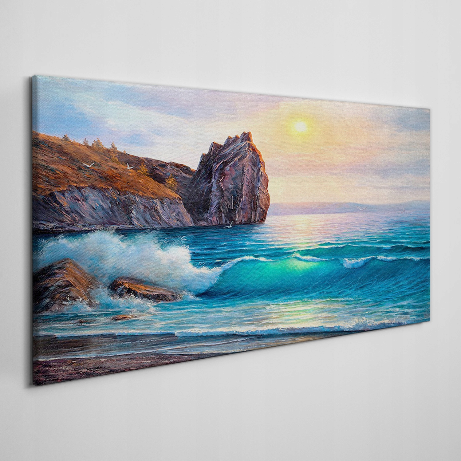 

Obraz na płótnie Malarstwo ocean wybrzeże 100x50