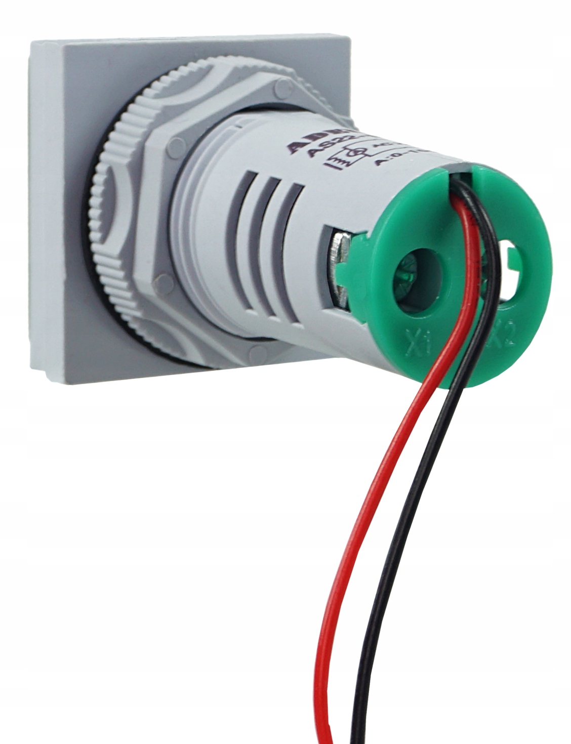 Amperomierz tablicowy miernik 22 MM LED 0 - 100A Waga produktu z opakowaniem jednostkowym 0.1 kg