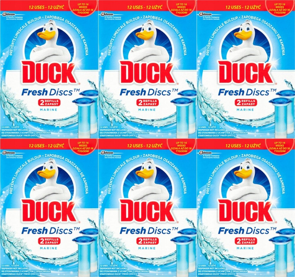 

Duck Fresh Marine krążek żel Wc zapas 12 użyć x6