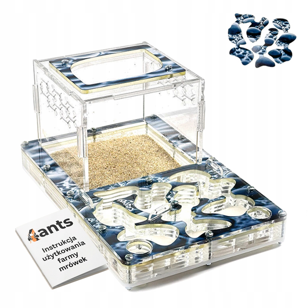 Formikarium M (střední) Ocean Crystal Terárium pro mravence Ant Farm 4ants