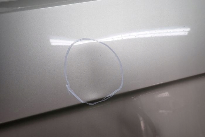 VW T-ROC TROC 17- door left rear. rear part