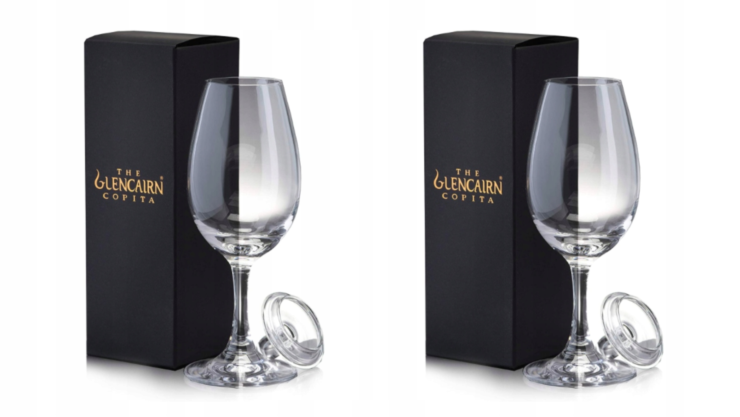 

2 Kieliszki do whisky Glencairn Copita i pokrywki