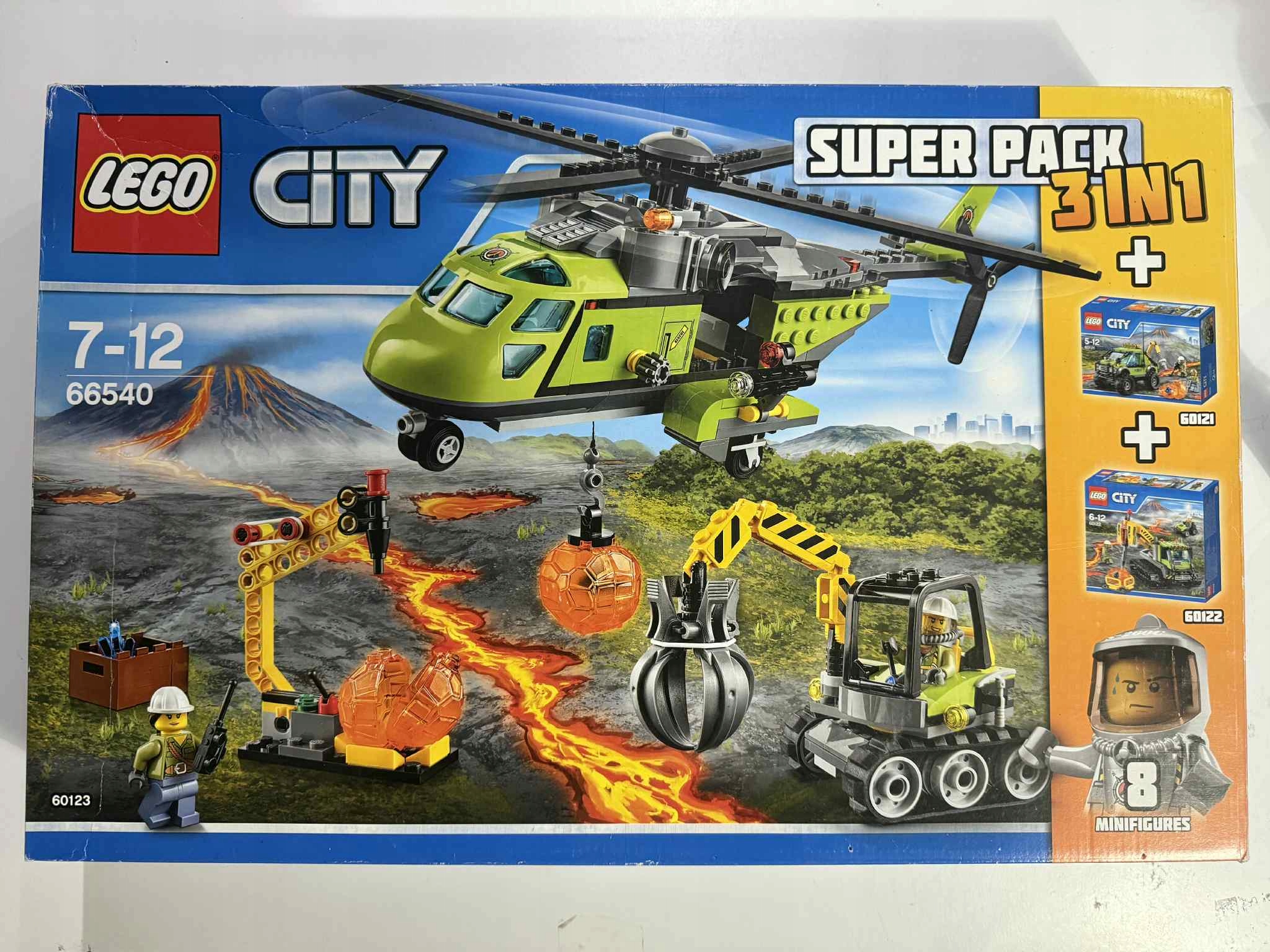 Lego City 66540 Volcano Value Pack Nowe