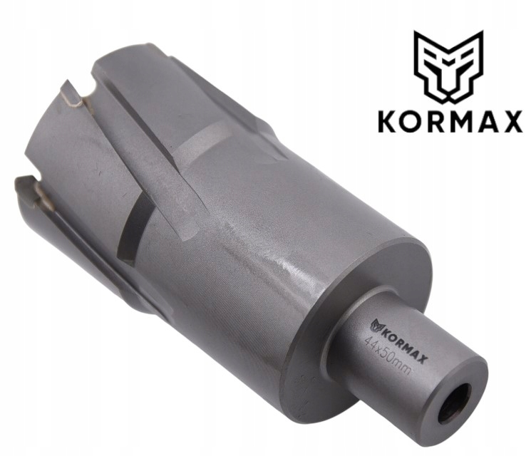 Frez trepanacyjny z węglikiem 43 x 50mm wiertło rurowe 43x50 Weldon Kormax