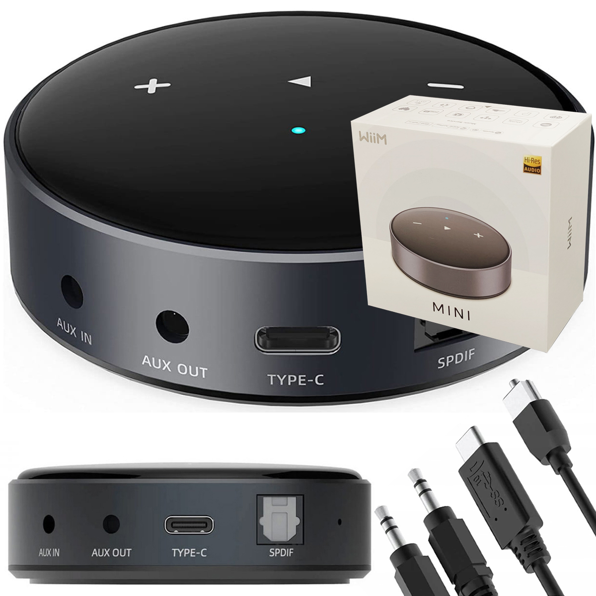 WiiM Mini Strumieniowy Odtwarzacz Sieciowy Hi-RES New Version