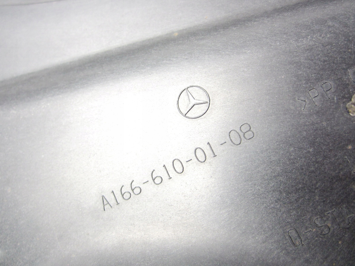 cover chassis rear rear part right Mercedes ML W166