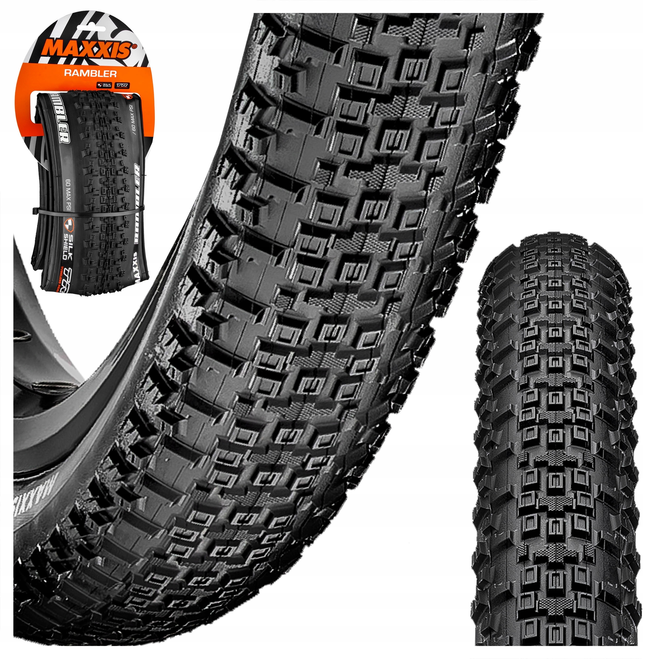 Plášť Na Kolo Maxxis Rambler 700x40C Silkshield Tubeless Tr Srolovatelná Gravel