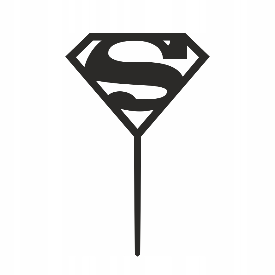 Topper SUPERMAN urodzinowy MAŁY