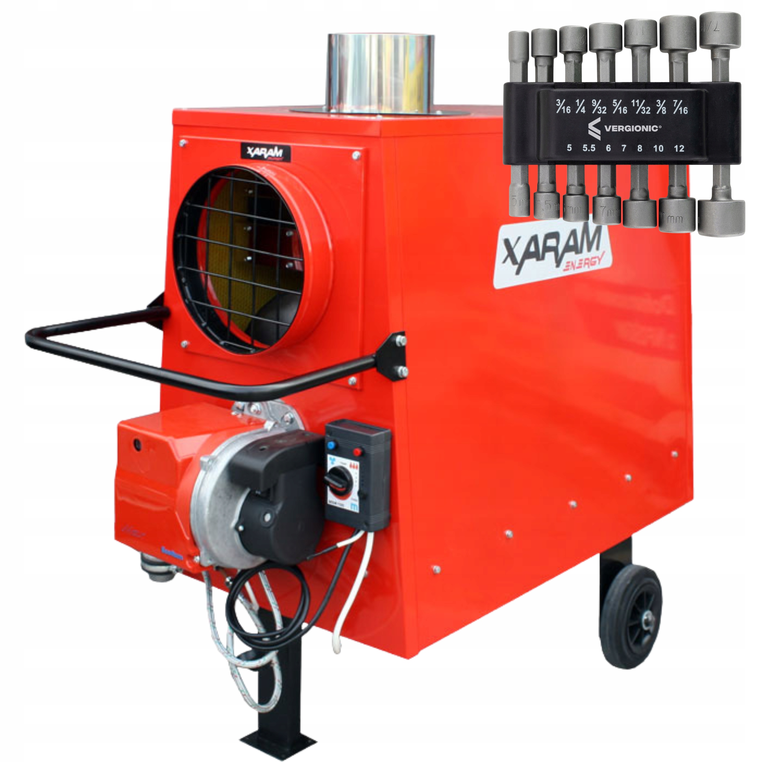 Nagrzewnica Olejowa Piec 30kW Xaram P-30 Elco Hale Lakiernie Mobilna Klucze