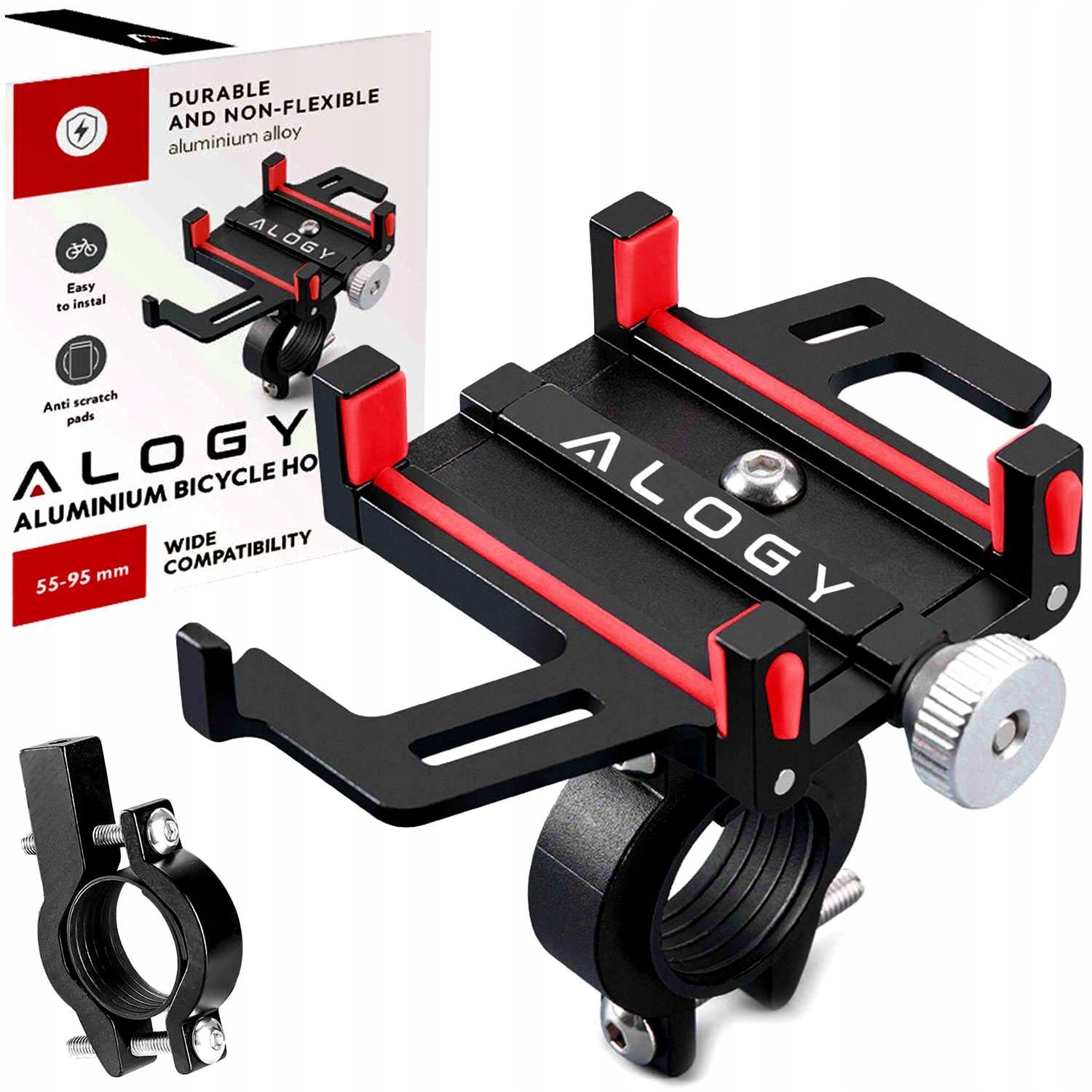 

Uchwyt rowerowy na kierownicę Alogy Bike Phone Hol