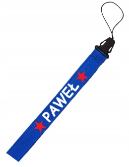 Smycz krótka na pendrive-a z imieniem gwiazdki