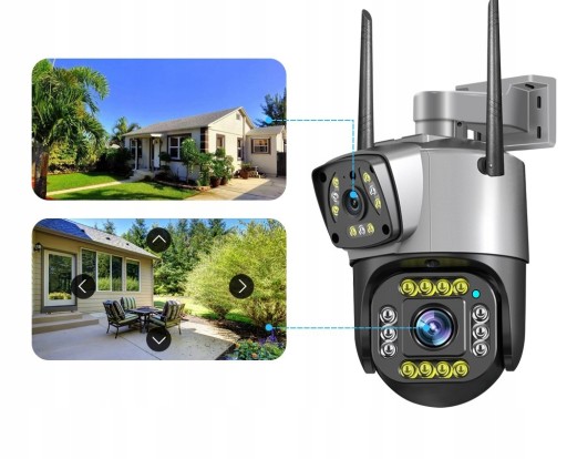 ZEWNĘTRZNA KAMERA IP NA KARTĘ SIM 5Mpx LTE 4G GSM Stan opakowania oryginalne