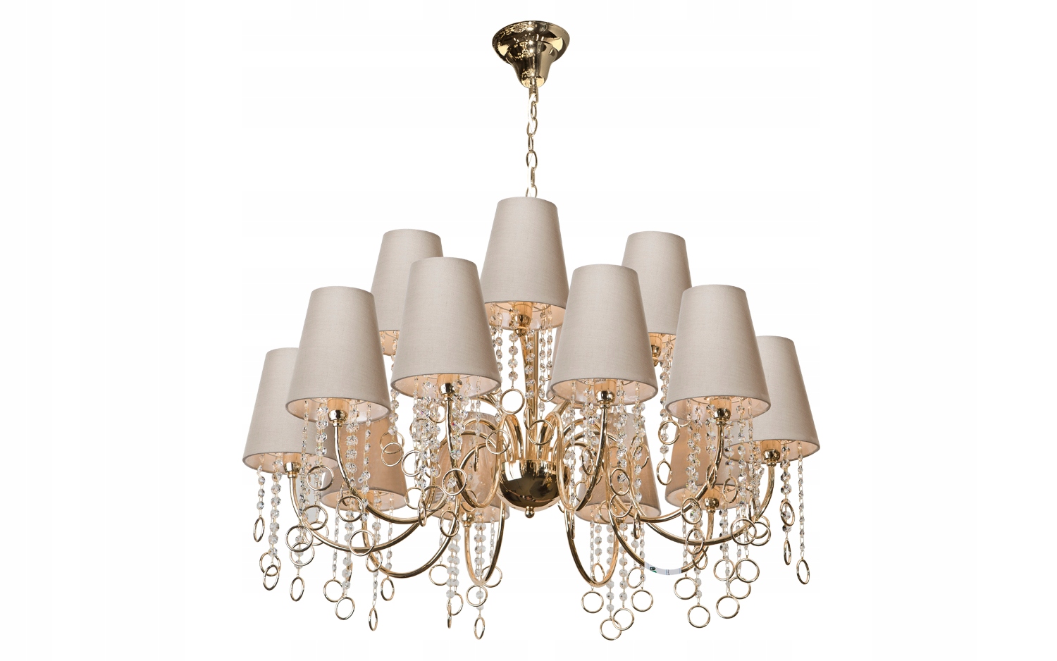 Lampa wisząca Golden Ring 15 punktów światła