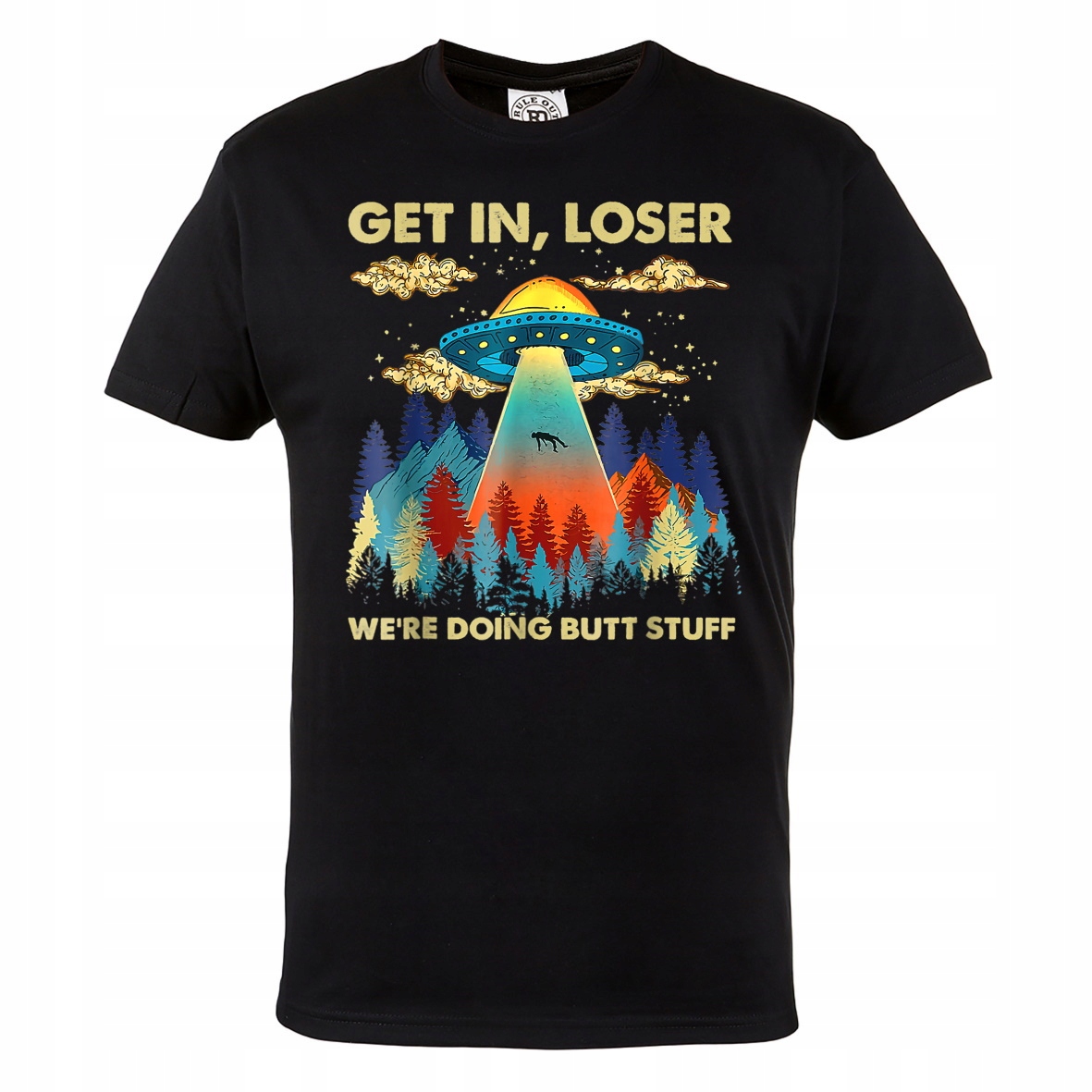 

Męska Koszulka Ufo Statek Kosmiczny Obcy Alien