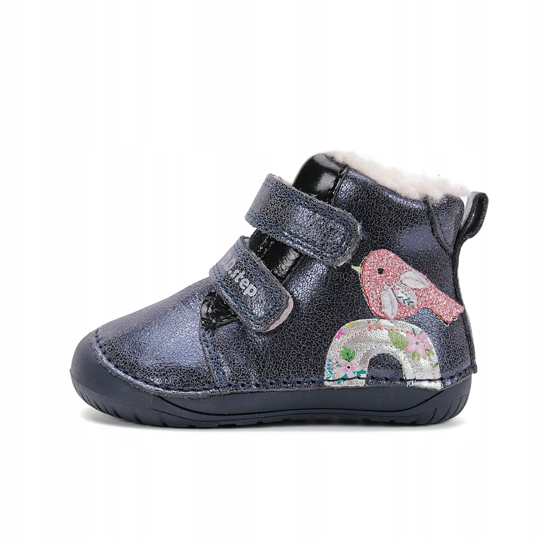 Zimowe buty barefoot W070-52624 Royal Blue 24