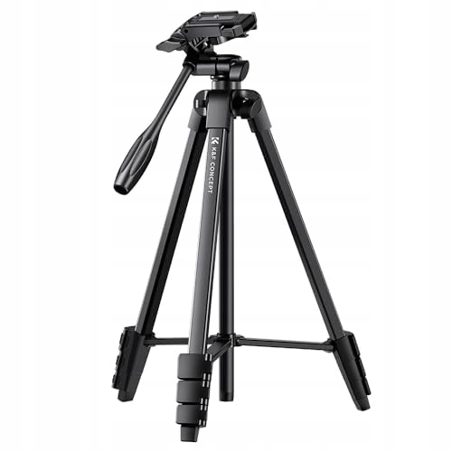 K&F CONCEPT 152cm Tripod DSLR Canon Nikon Sony Smartphone Bluetooth — miniatura 4