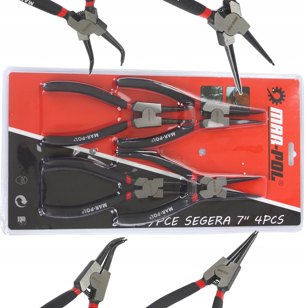 SZCZYPCE SEGERA 7'' KOMBINERKI ZESTAW SZCZYPIEC