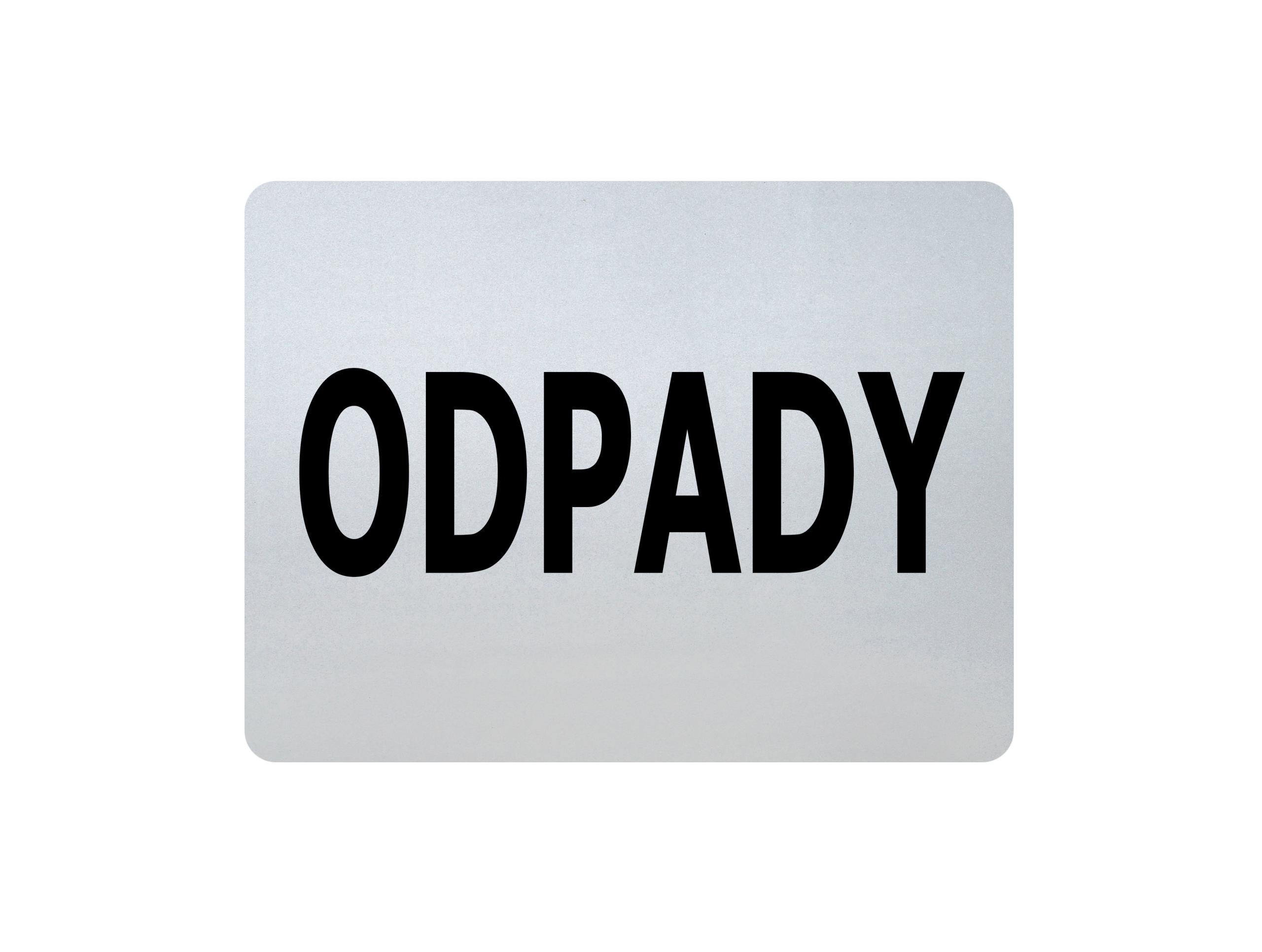 

Tablica "odpady" 400x300 gładka