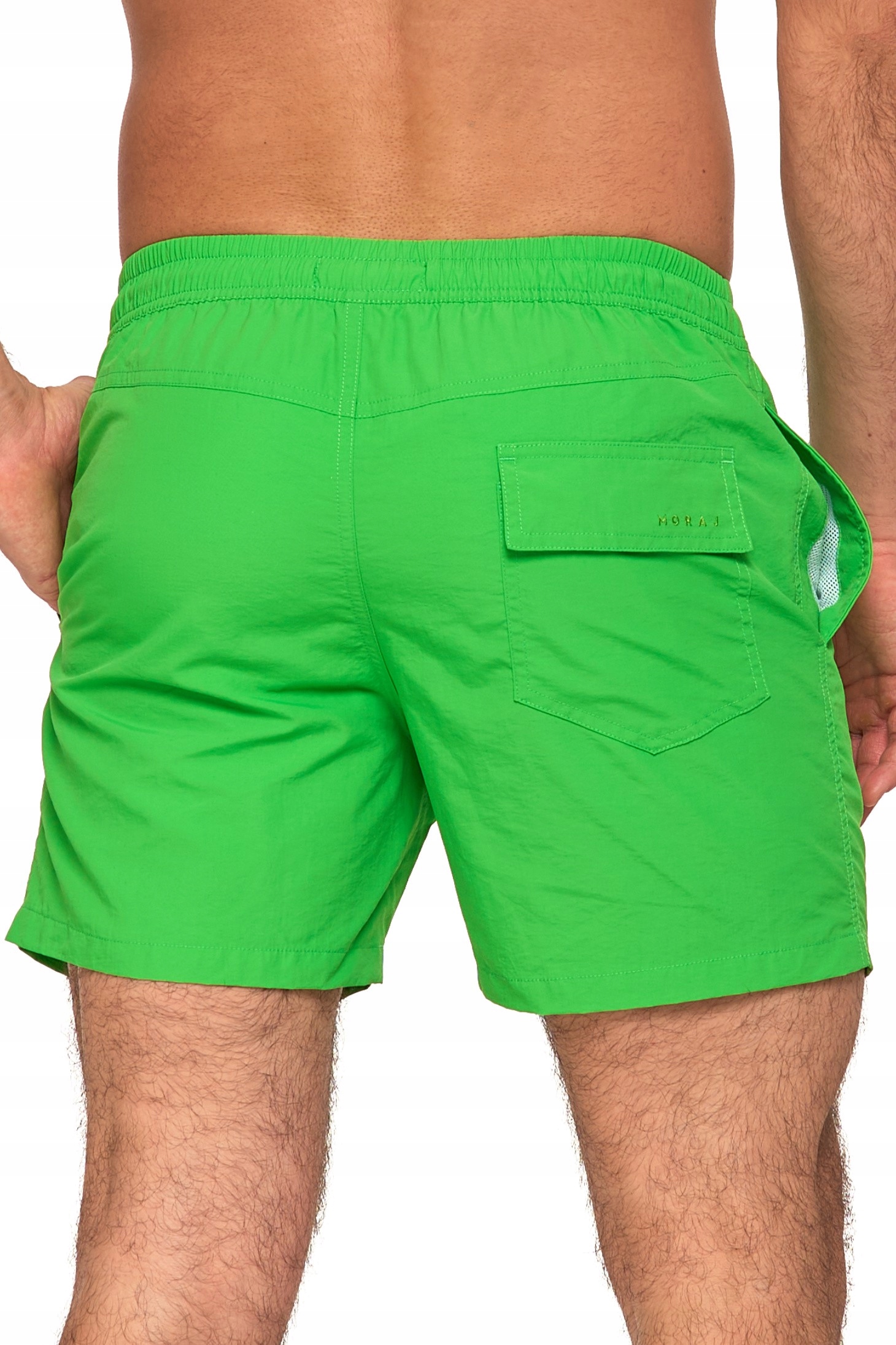 SZORTY SPODENKI MĘSKIE KĄPIELOWE WIĄZANIE KĄPIELÓWKI ZIELONE MODNE MORAJ XL Marka Moraj