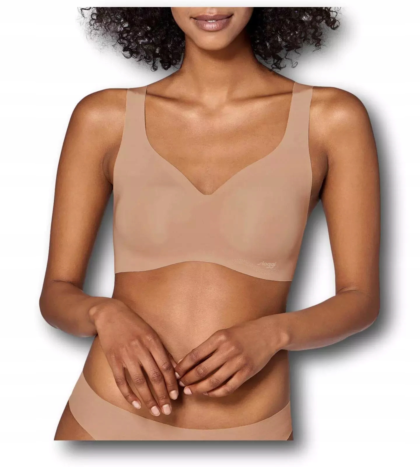 Biustonosz Sloggi Brązowy Zero Feel Bralette XS