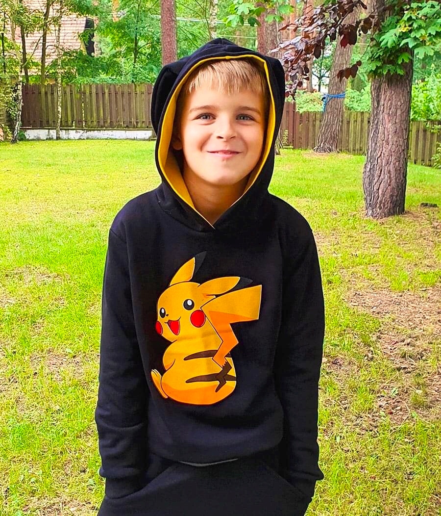 Bluza dziecięca POKEMON Pikachu KAPTUR 128 Marka Inna marka