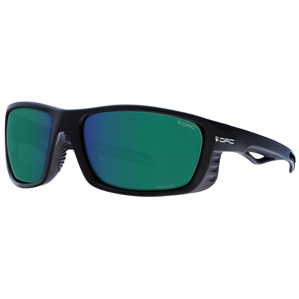 Okulary przeciwsłoneczne Opc Sport Everest Matt Black/Green z polaryzacją