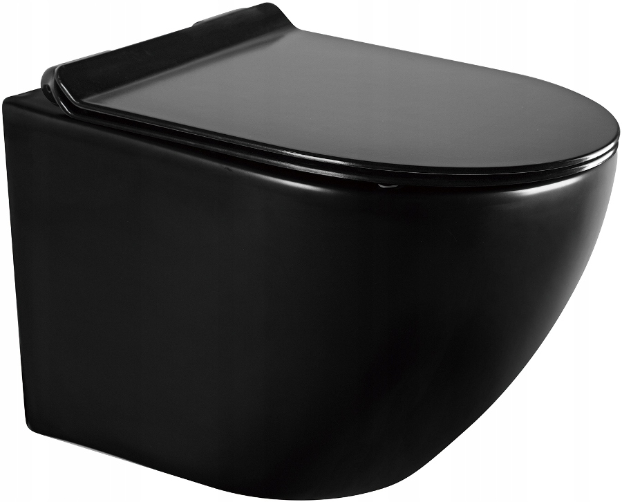 

Mexen Lena Miska Wc Czarna Mat Rimless Deska Slim
