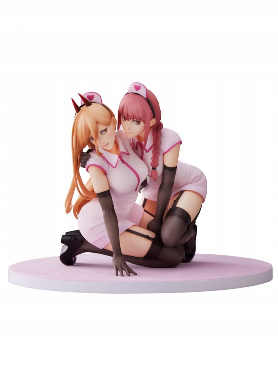 Soška Chainsaw Man Power & Makima Nurse 1/7