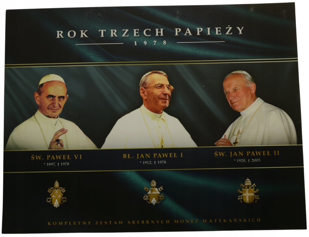Watykan - Zestaw srebrnych monet